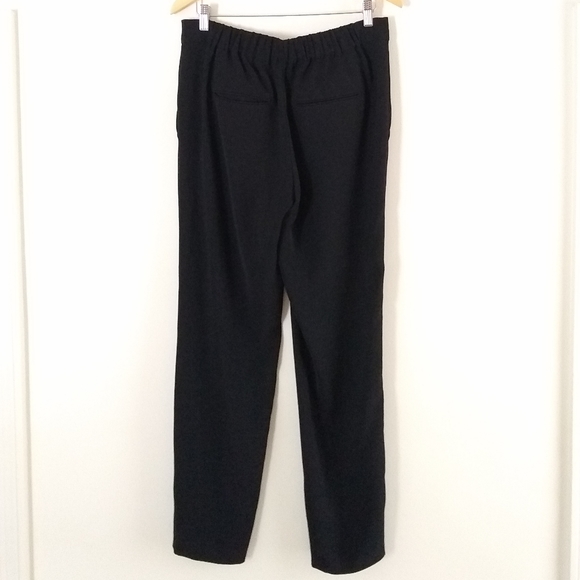 Vince Black Pull On Style Elastic Black Waist Pant - Picture 3 of 8